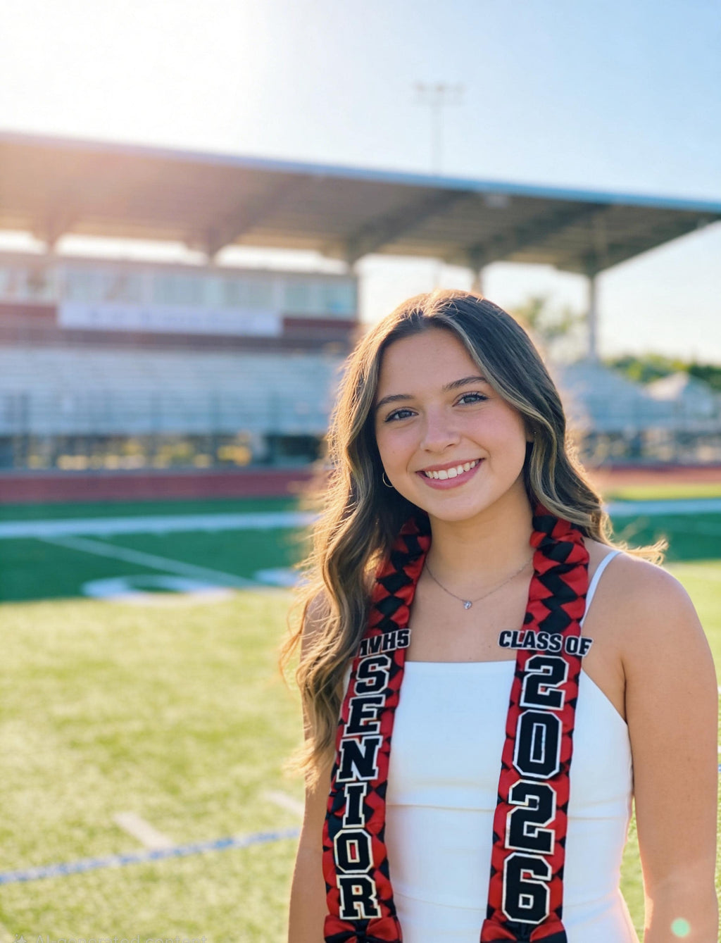 Senior Night Graduation Lei – Custom School Color Lei