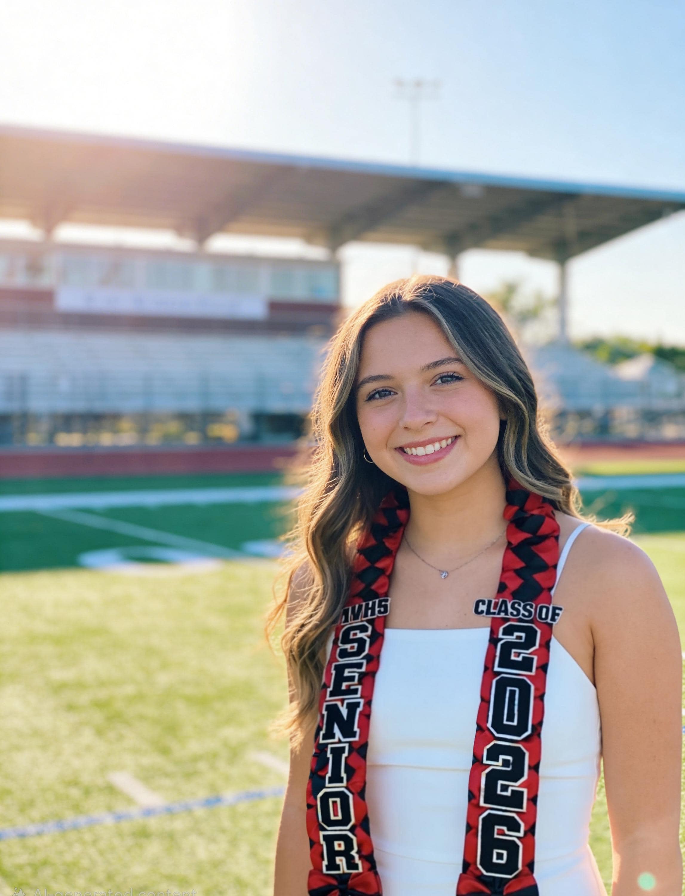 Senior Night Graduation Lei – Custom School Color Lei – Personalized Senior Gift