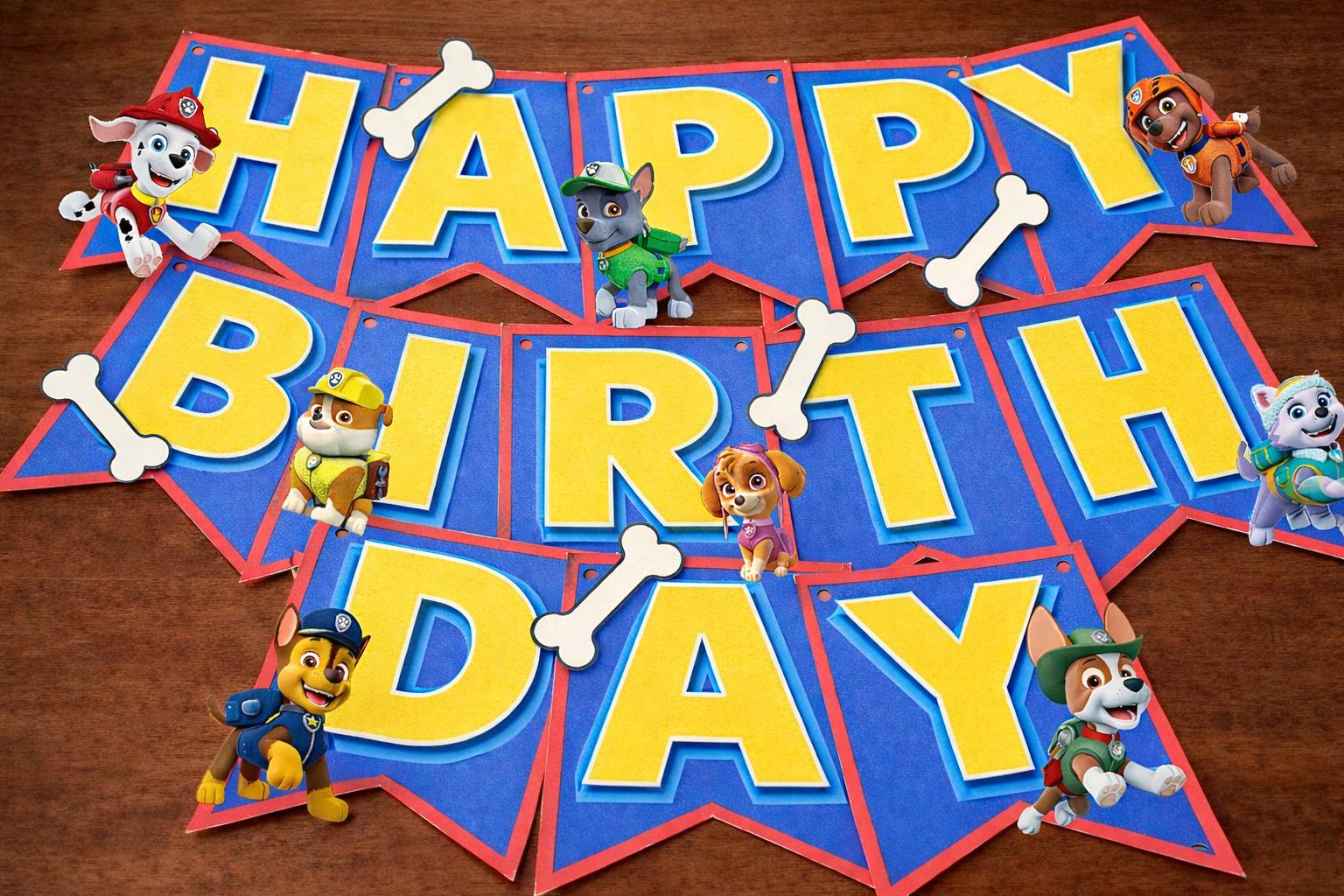 Custom Paw Patrol Birthday Banners