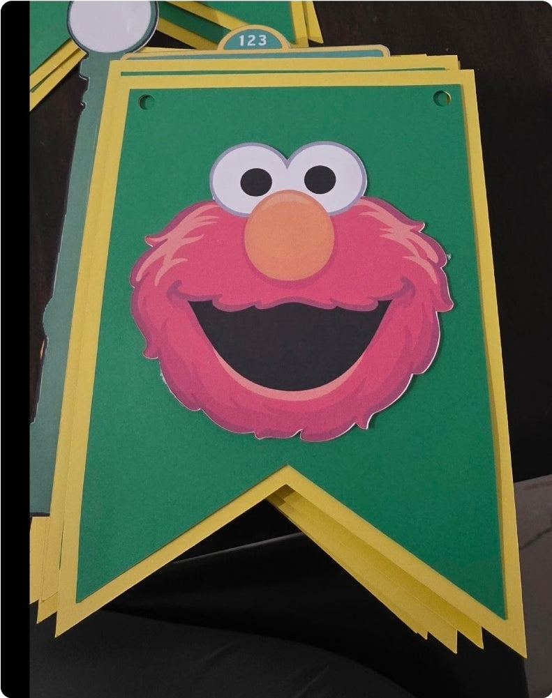 Custom Sesame Street Birthday Banners