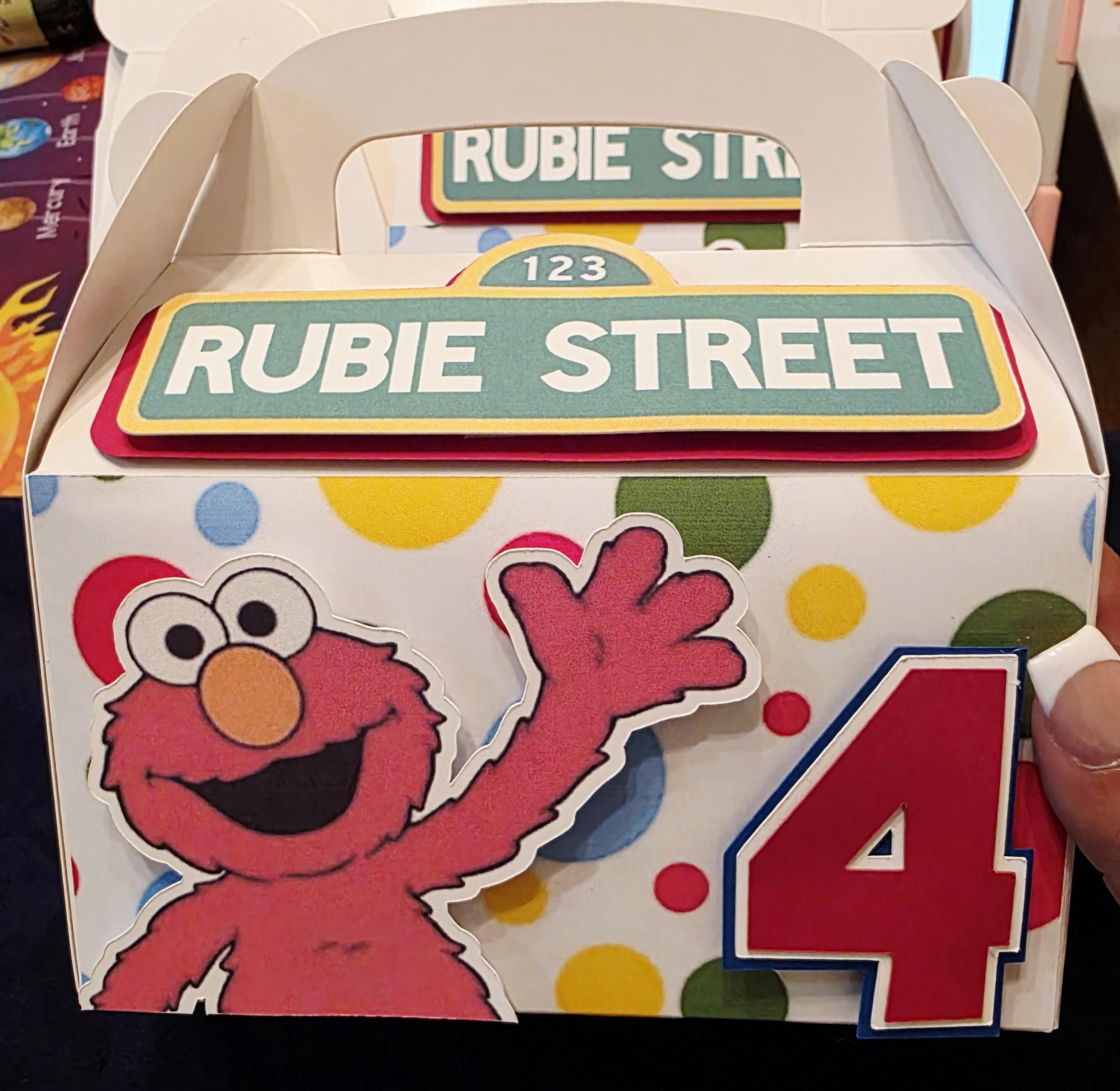 Custom Sesame Street Treat Boxes