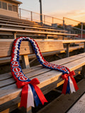 USA Patriotic Graduation Lei – Red, White & Blue Graduation Lei