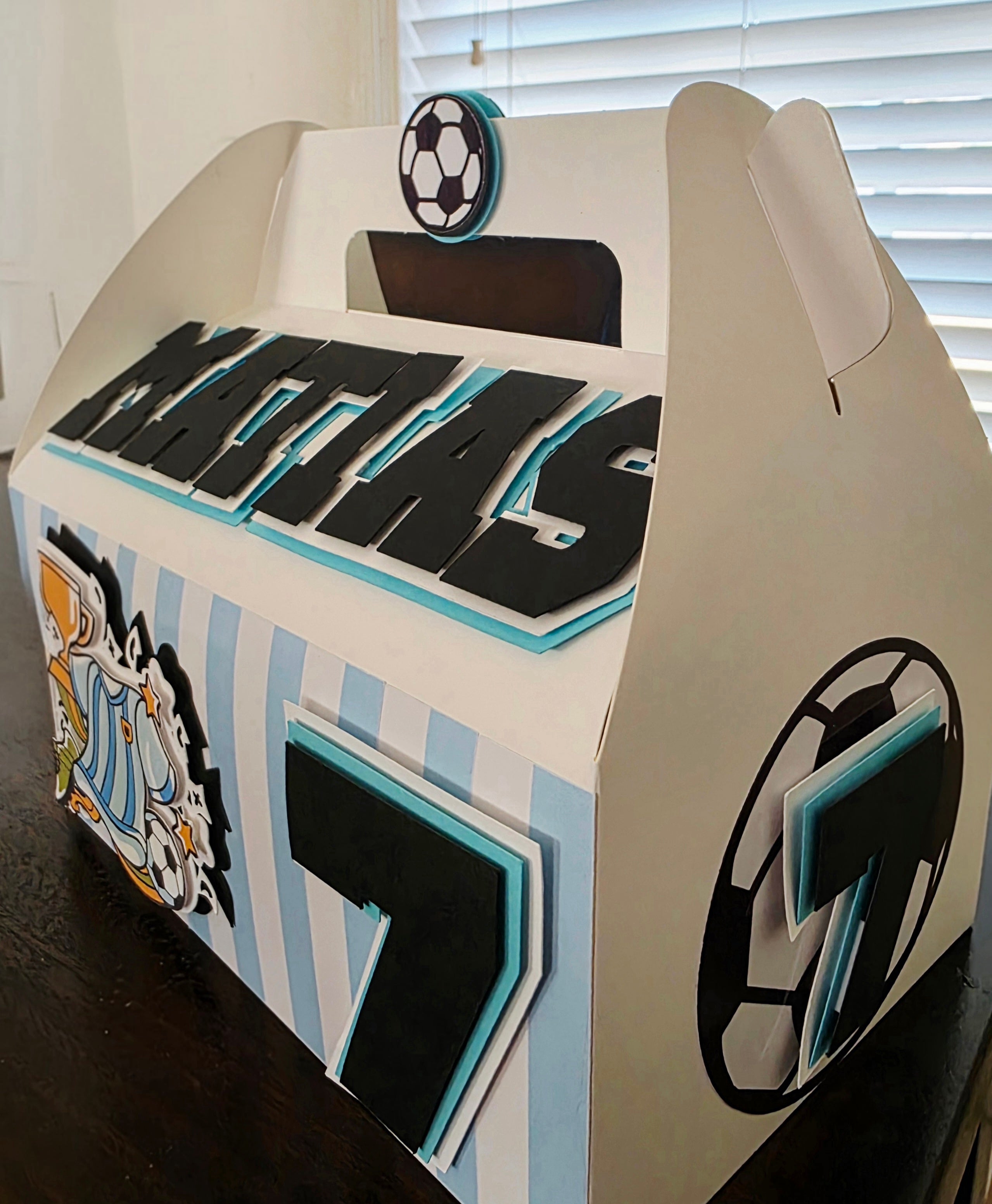 Soccer Themed Birthday Gift Box