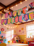 Trolls Birthday Banner – Colorful Trolls Party Decoration
