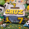 Soccer Themed Birthday Gift Box- Treat box for Soccer Players