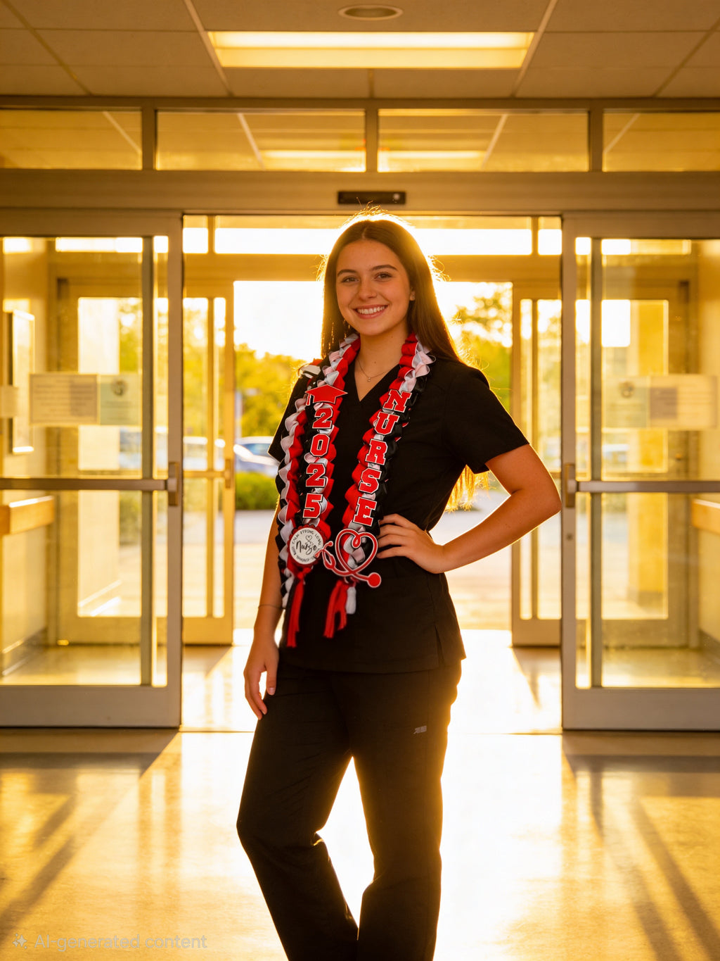 Nurse Graduation Lei – RN Graduation Lei – Nursing School Graduation Gift