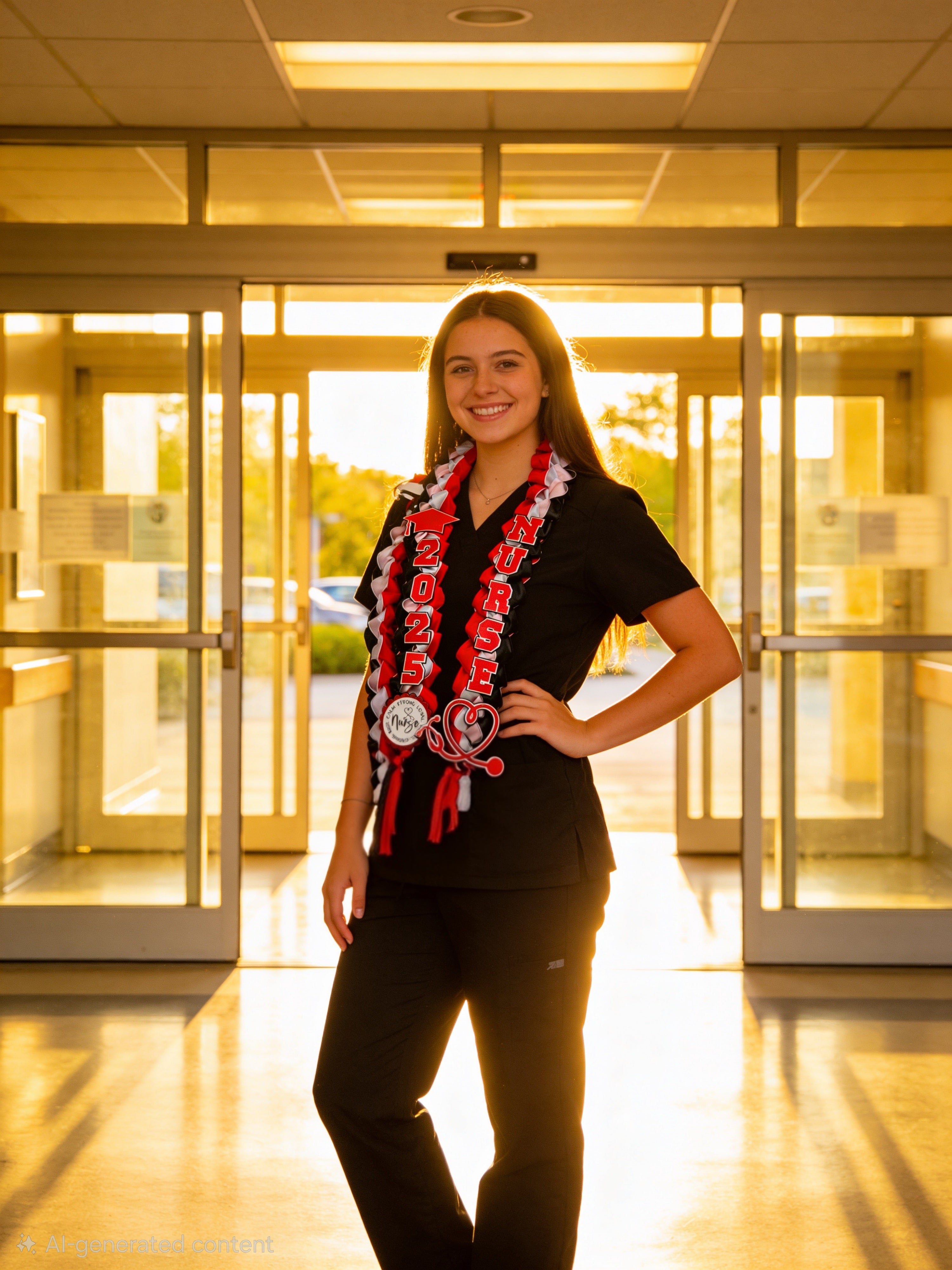 Nurse Graduation Lei – RN Graduation Lei – Nursing School Graduation Gift