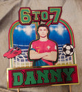 Soccer Themed Birthday Cake Topper
