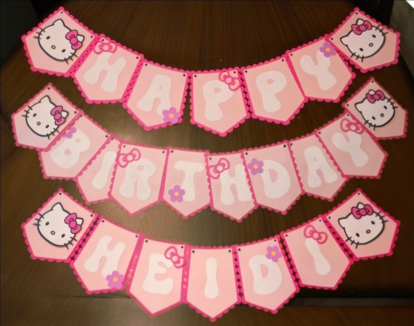Custom Hello Kitty Birthday Banners