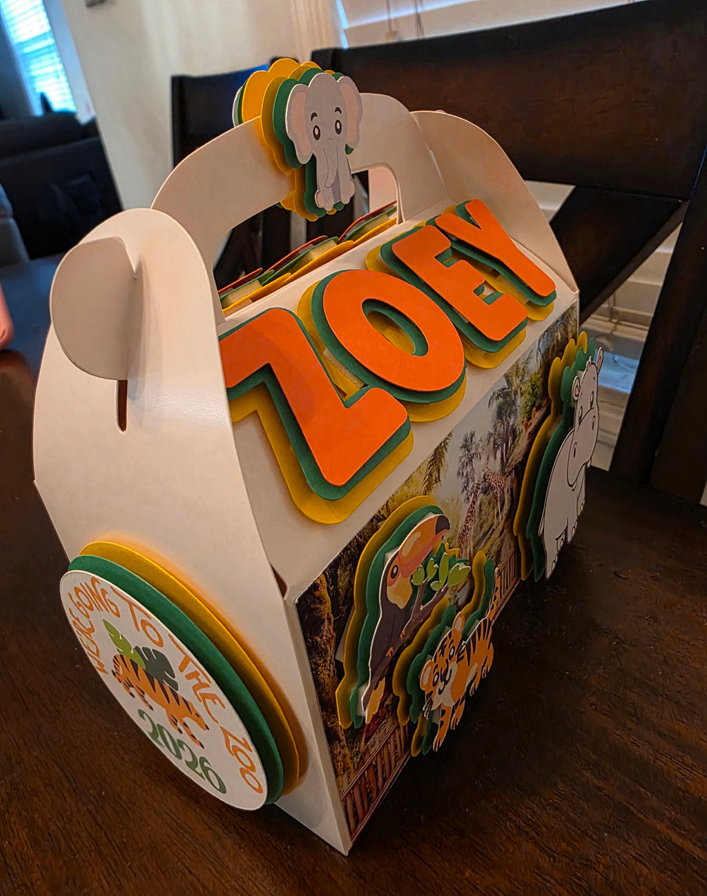 Zoo Themed Treat Boxes-Birthday Theme Boxes