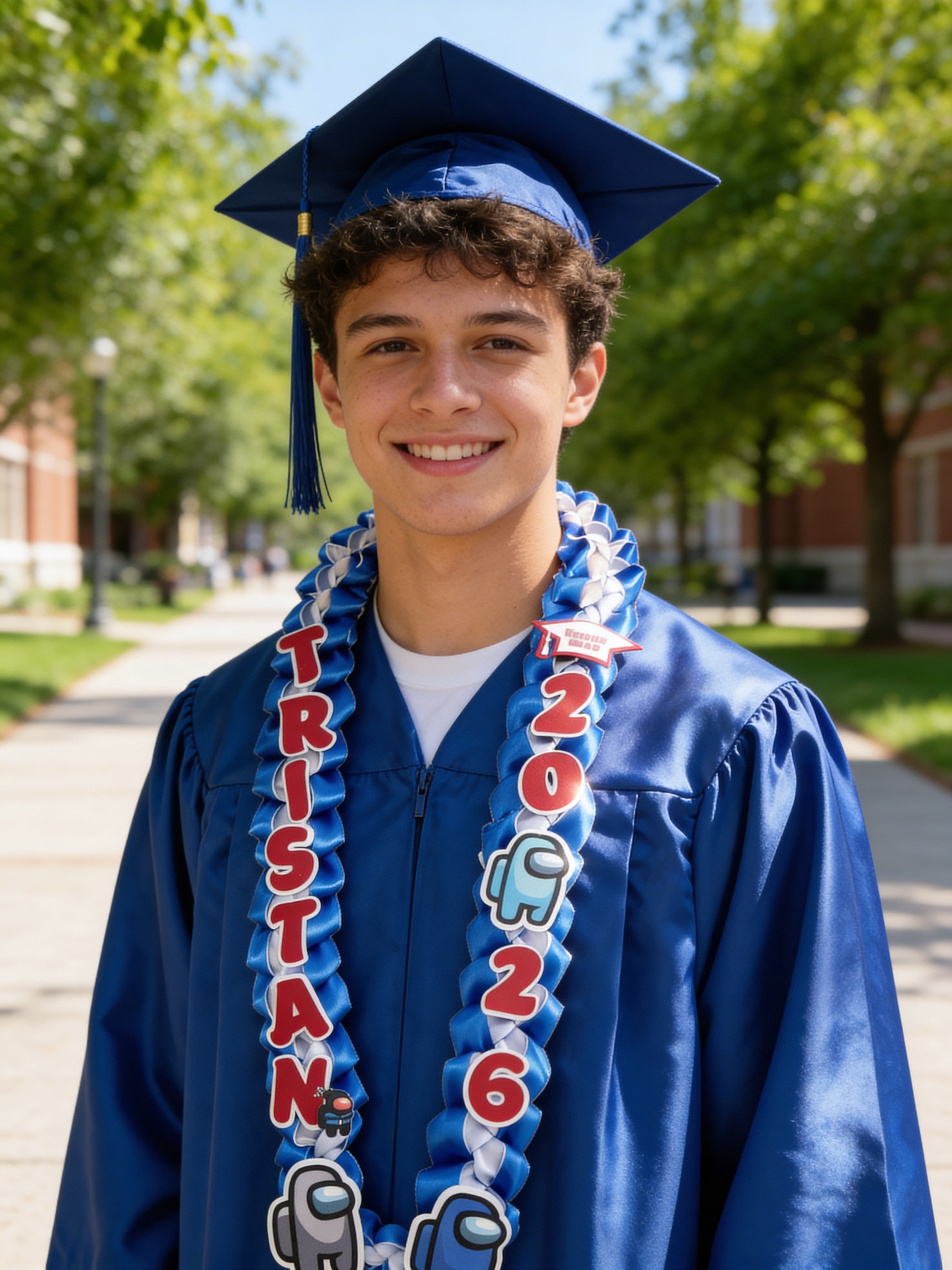 Among Us Graduation Lei | Gamer Graduation Lei | Custom Graduation