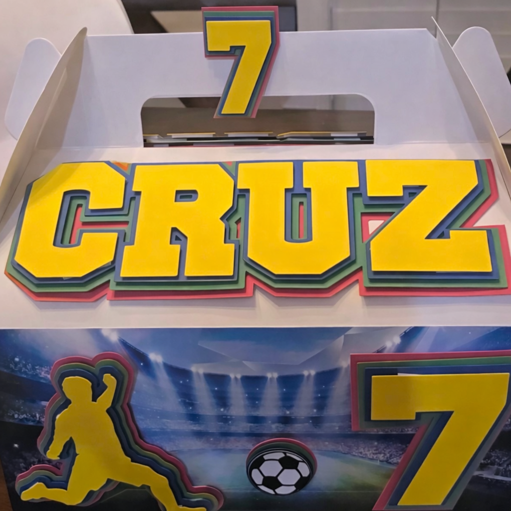 Soccer Themed Birthday Gift Box- Treat box for Soccer Players