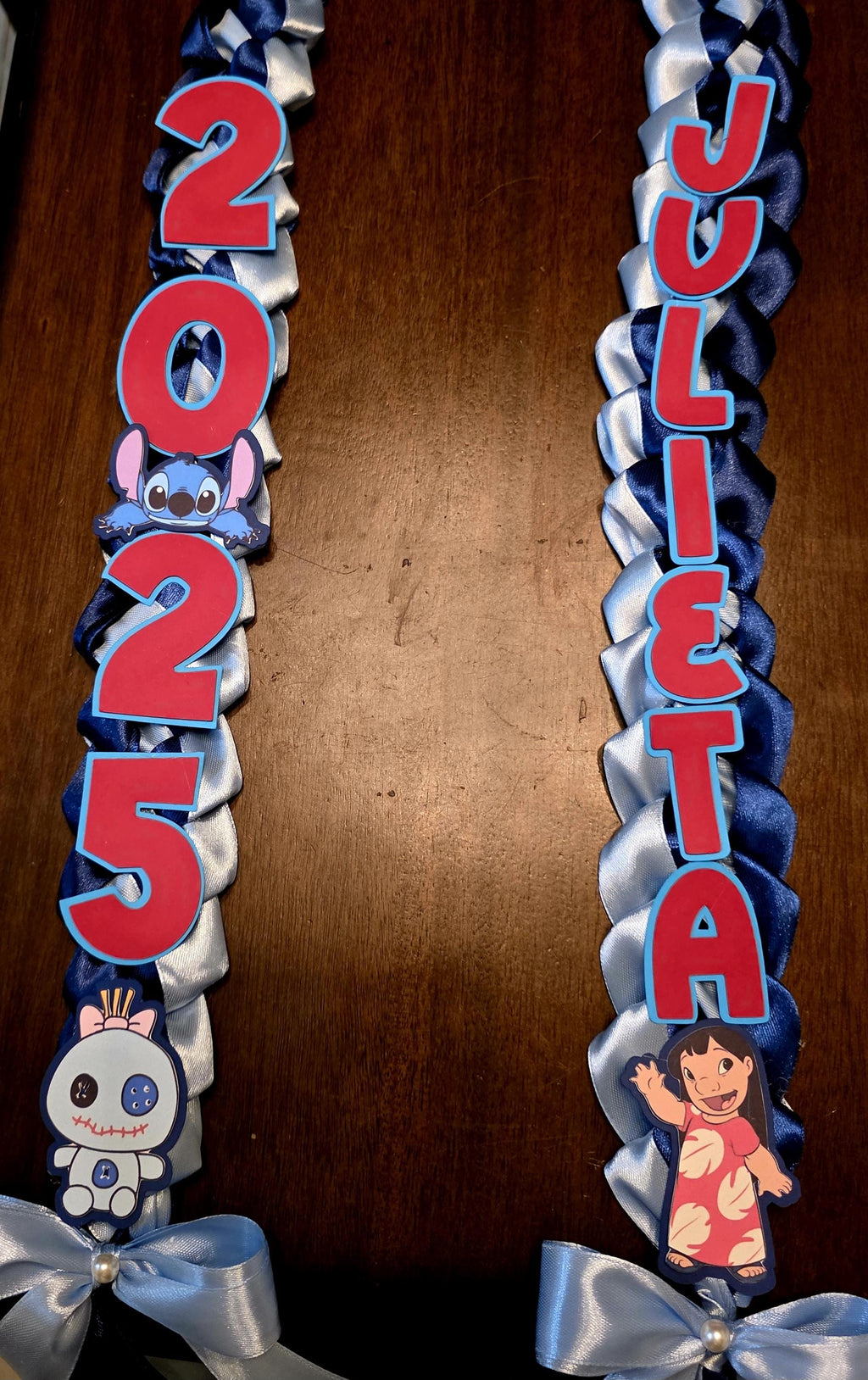 Lilo & Stitch Graduation Lei – Hawaiian Inspired Graduation Lei