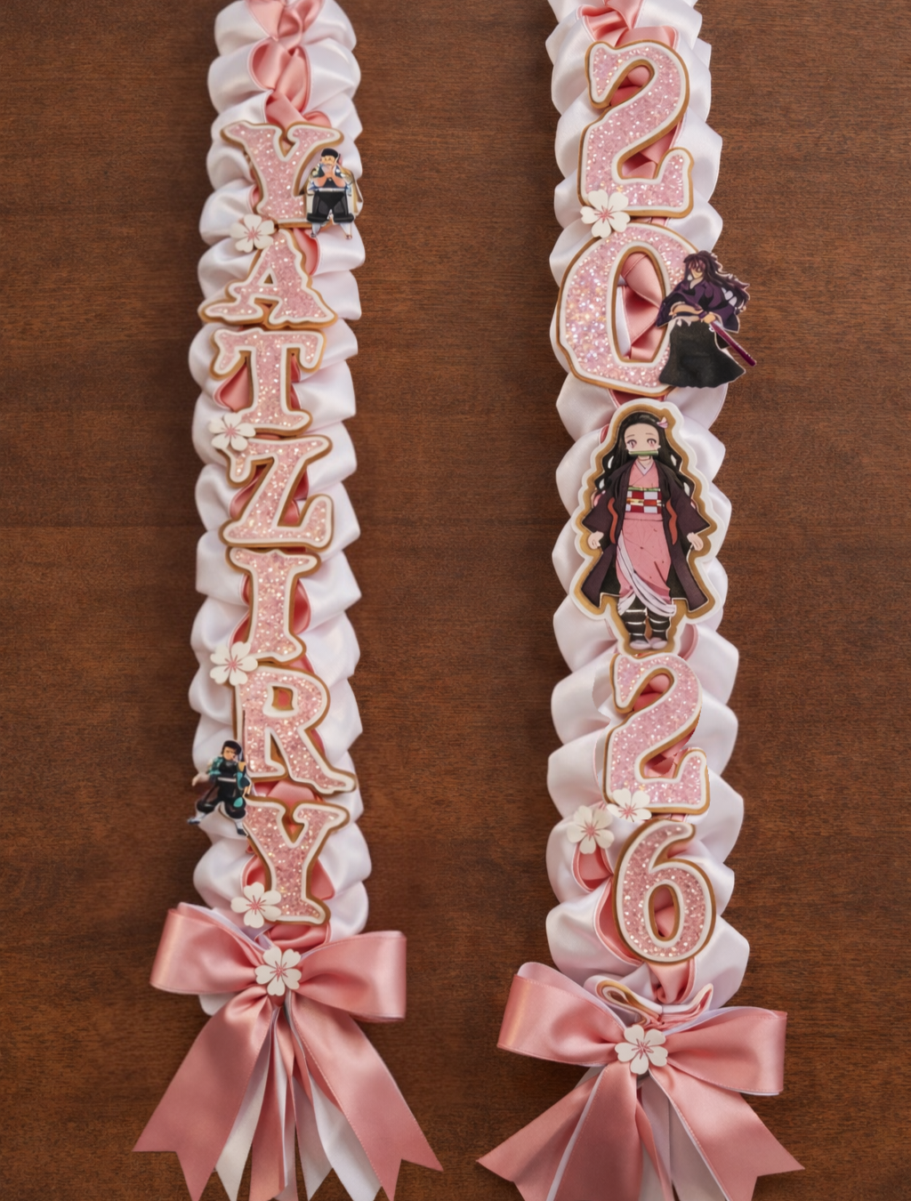 Demon Slayer Graduation Lei – Anime Inspired Graduation Lei