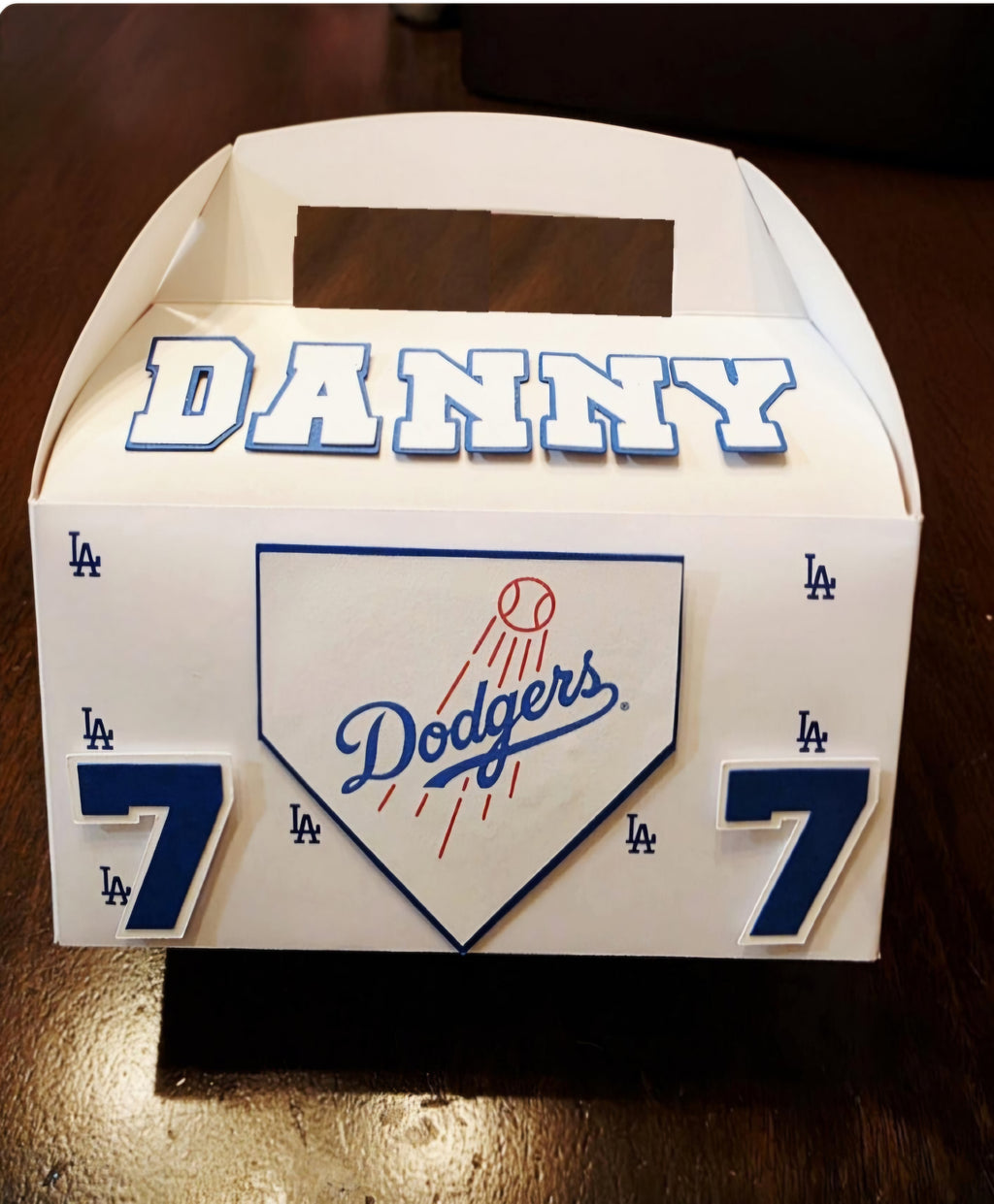 Custom Los Angeles Dodgers Treat Boxes