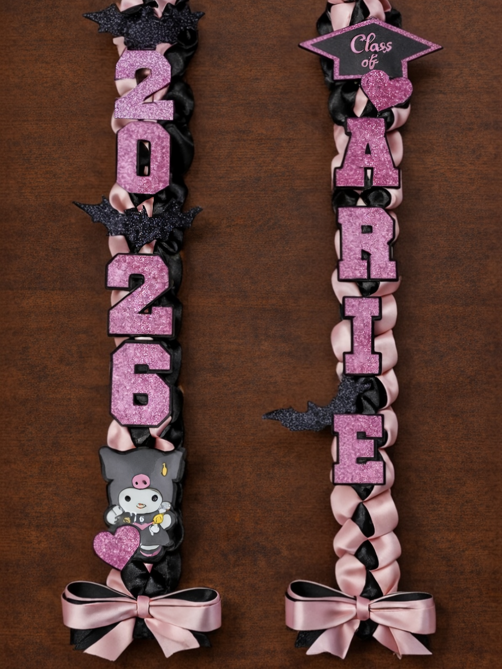 Kuromi Graduation Lei – Graduation Ribbon Lei