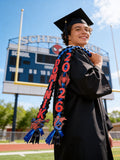 Spiderman Graduation Lei – Superhero Graduation Lei – Red & Blue Spider Inspired Lei